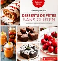 Couverture du livre Desserts de fêtes sans gluten