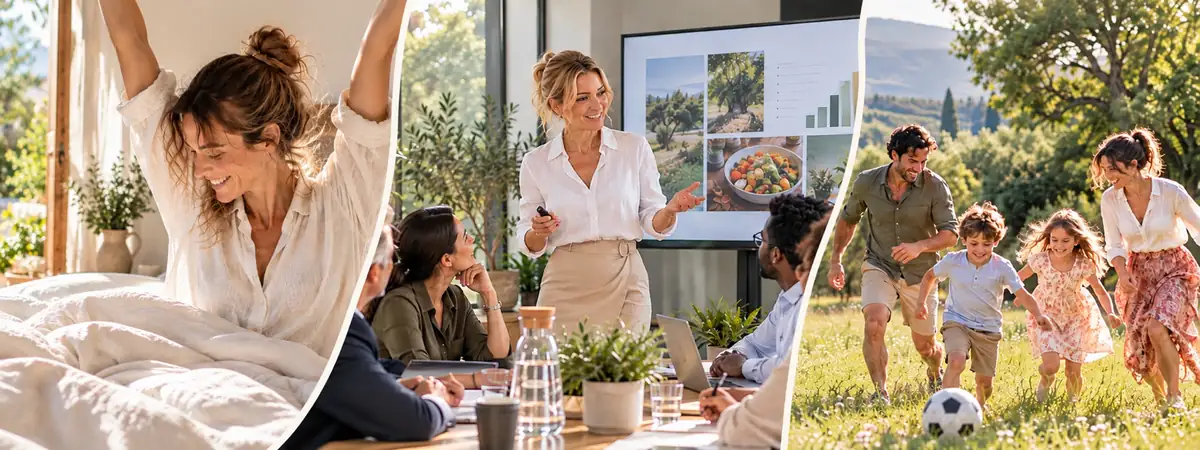 Le bien-être au quotidien : réveil reposé, concentration au travail, énergie en famille