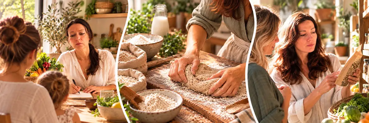 Cuisiner sans gluten ni lactose : pâtes fraîches, pâte pétrie à la main, dégustation